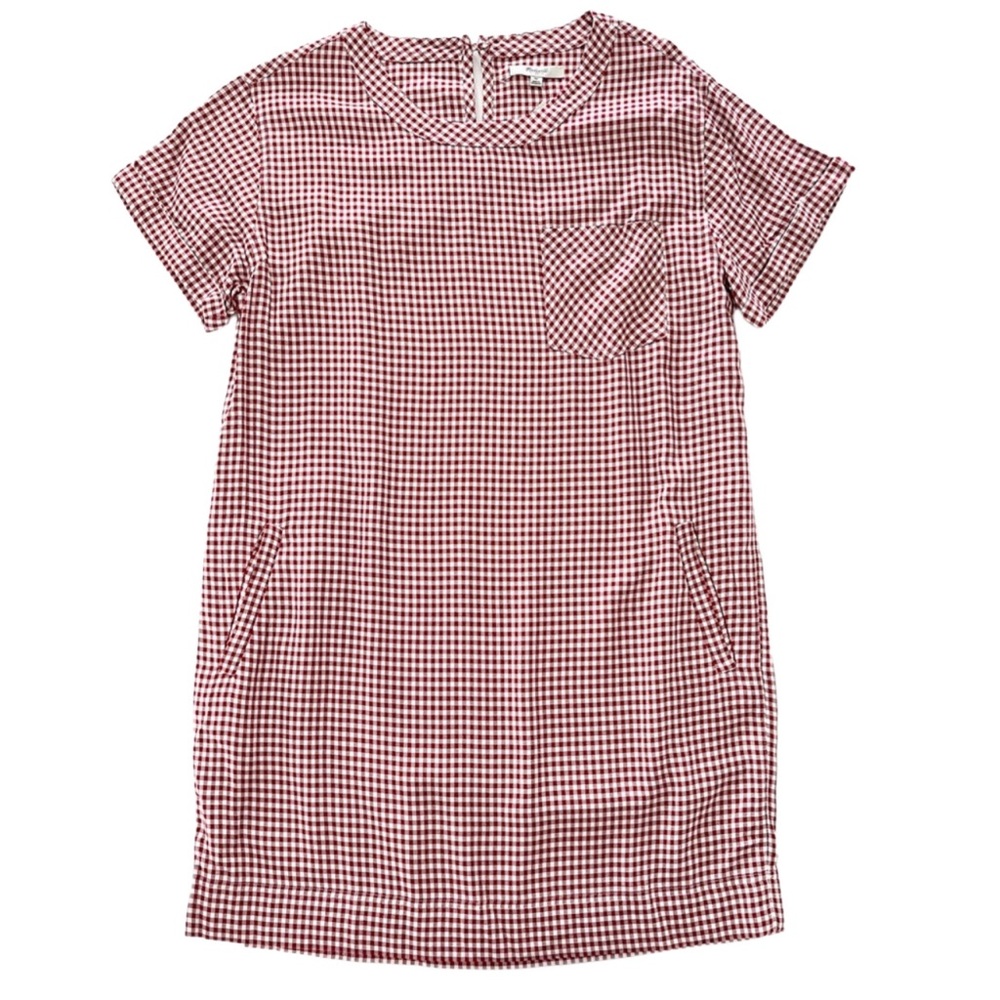 Madewell Filmscore Gingham Dress Size Medium NWT